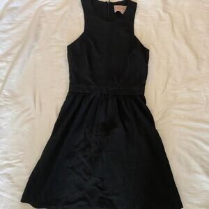Charles Henry black Charter Club fitted dress